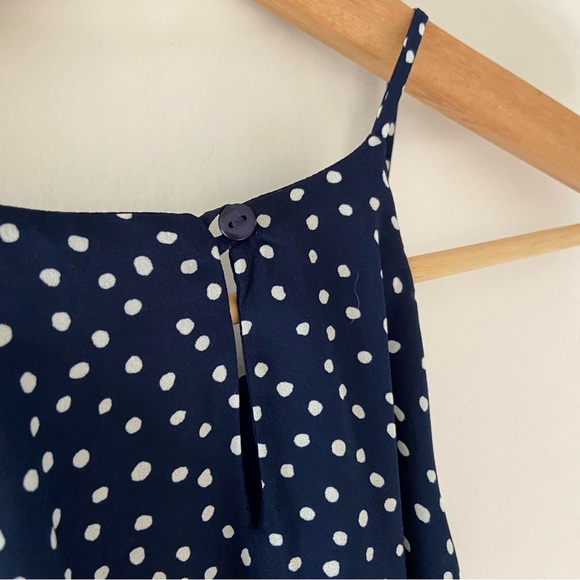 Navy Dress with Polka Dots - Picture 4 of 4
